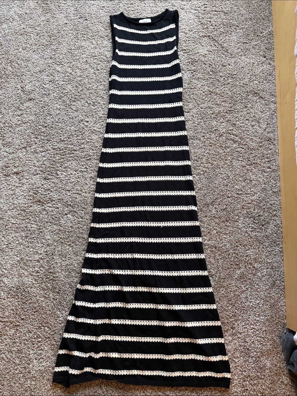Dissh Sam Stripe Boat Neck Maxi Dress size S
